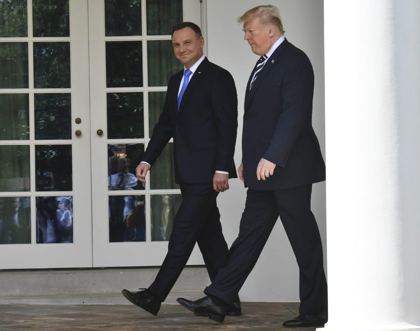 Prezydent Andrzej Duda w USA na spotkaniu z Donaldem Trumpem