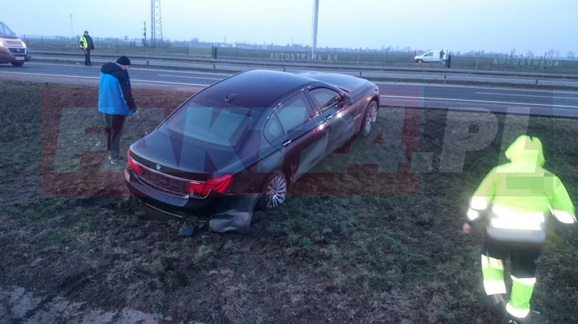 Wypadek limuzyny wiozącej prezydenta Dudę