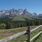 Widok na Dolomity w dolinie Val di Fiemme (Trentino)