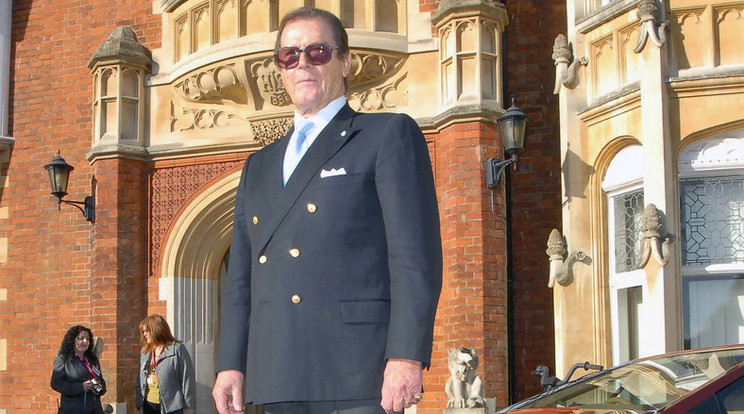 Roger Moore negyedik feleségével Monacóban és Svájcban élt /Fotó: Northfoto