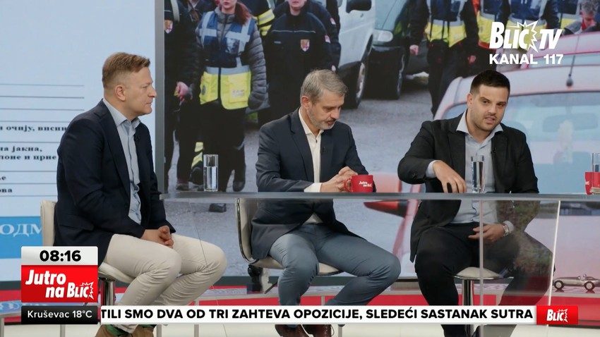 Jutro na Blic, nestanak male Danke