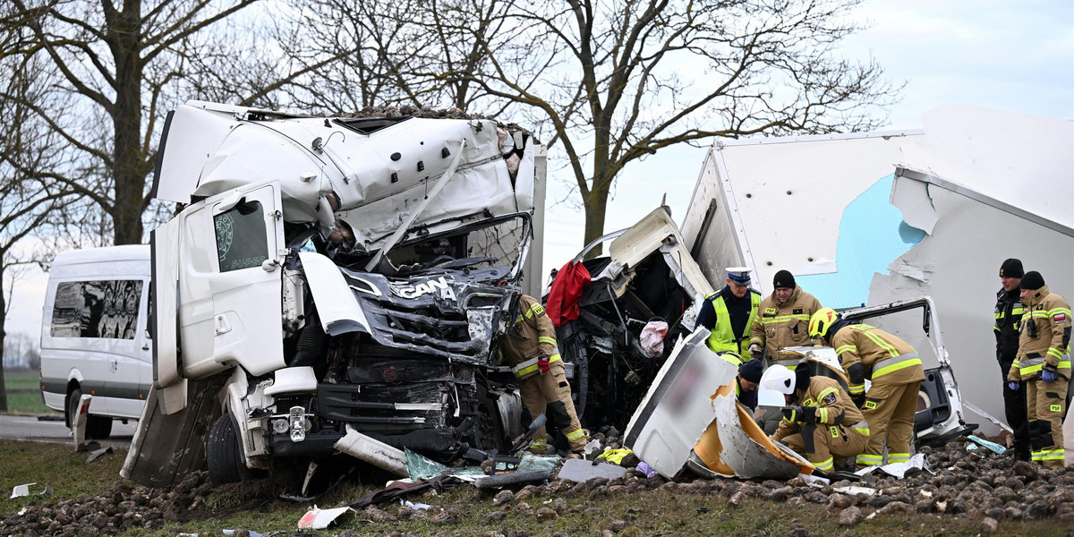 Zdjęcia z wypadku pod Malborkiem są wstrząsające. Dwaj kierowcy zginęli na miejscu. 