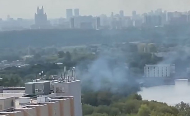Eksplozja drona w Moskwie