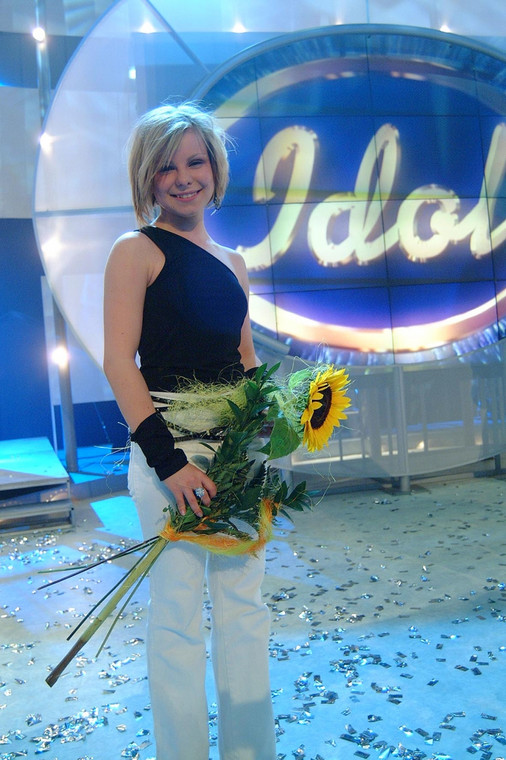 Alicja Janosz w finale "Idola" w 2002 r.