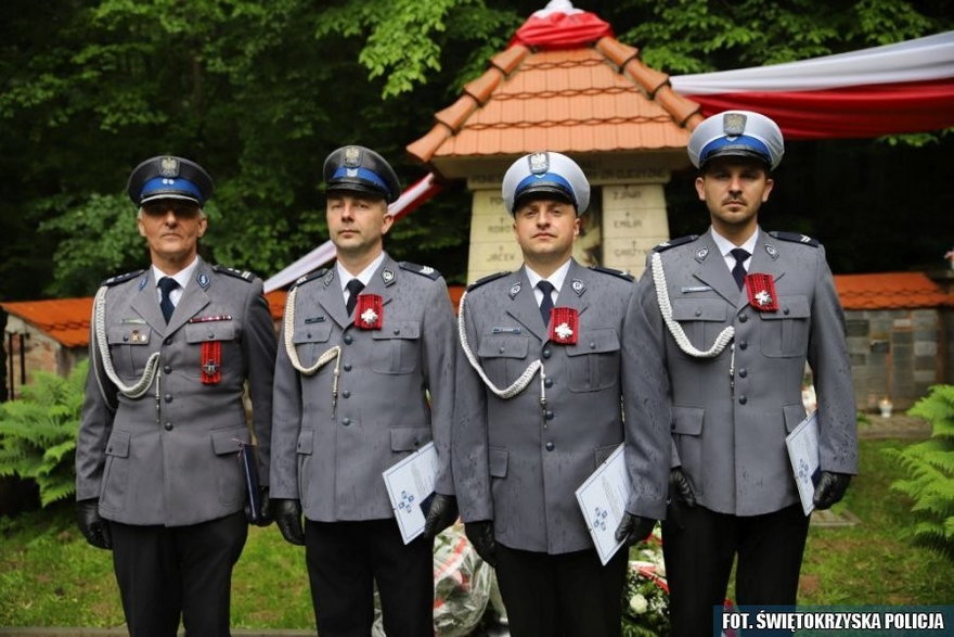 Odznaka „Ponurego” dla policjantów z Łodzi. 