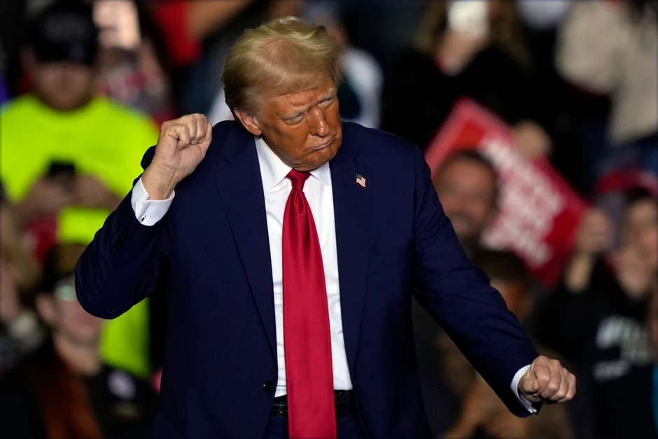 Donald Tramp na skupu u Alentaunu u Pensilvaniji 29. oktobra