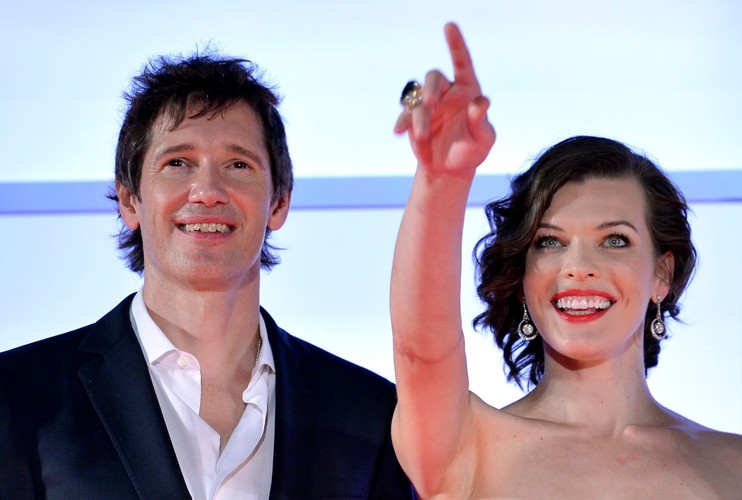 Paul W. S. Anderson i Milla Jovovich na premierze 'Resident Evil: Retrybucja'