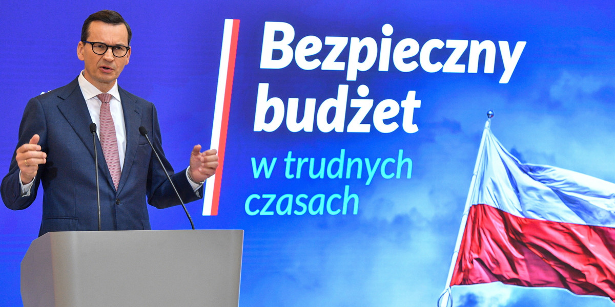 Premier Mateusz Morawiecki ogłosił plan budżetowy na 2024 r.