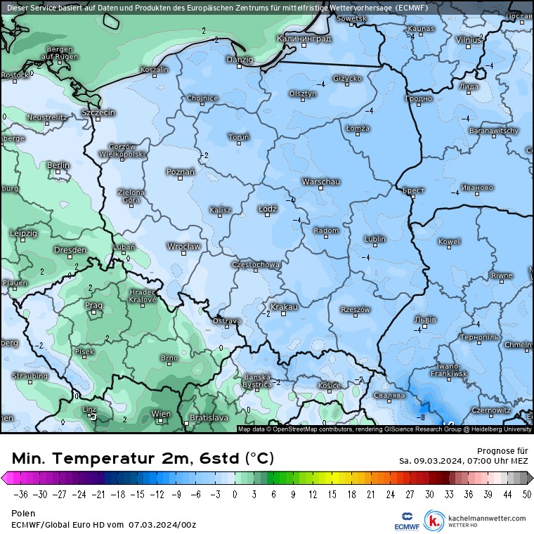 Sobotni poranek przyniesie ujemne temperatury