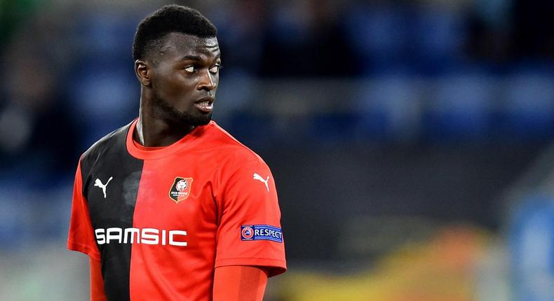 Mbaye Niang sous les couleurs du Stade Rennais (Ligue 1)