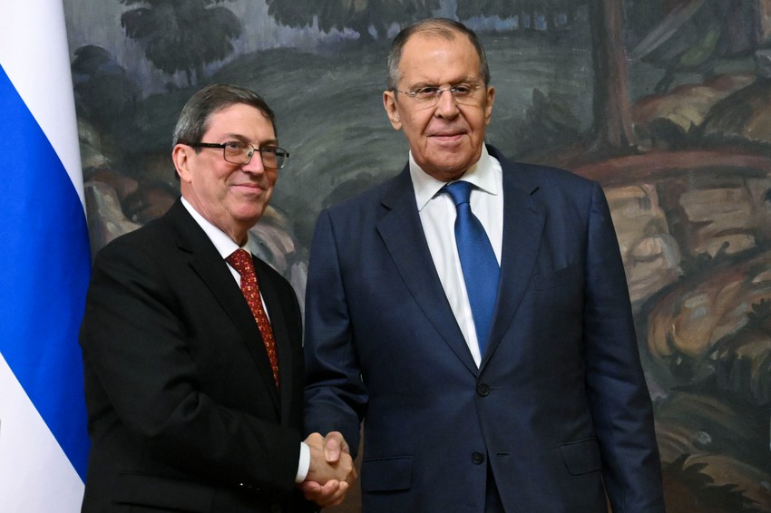 Bruno Rodrigez i Sergej Lavrov u Moskvi 12. juna