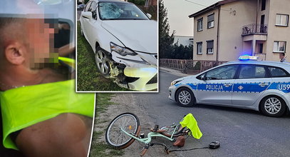 Ze stopy spadł jej but... Straszny wypadek 11-latki na rowerze. Potrącił ją pijany kierowca. Dziecko walczy o życie