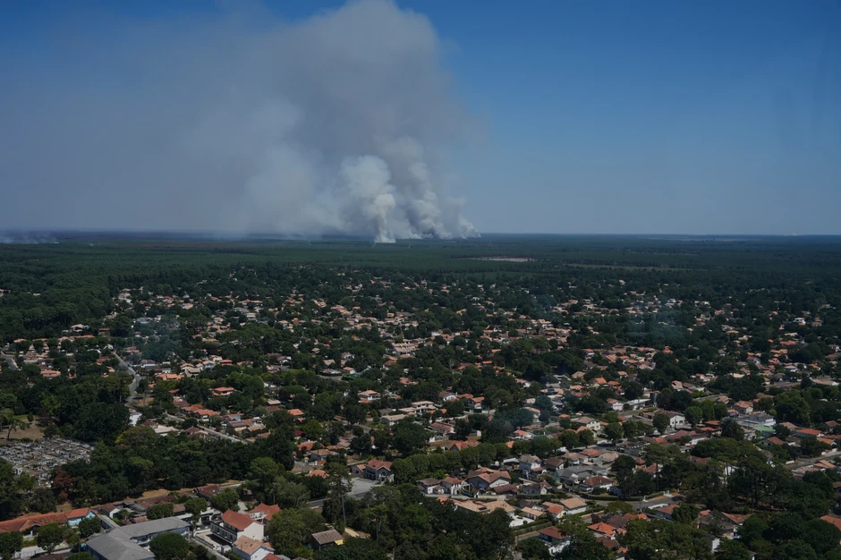 Požar kod Liža-Kap-Ferea, Francuska