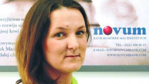 Justyna Morgaś kierownik banku komórek macierzystych Novum