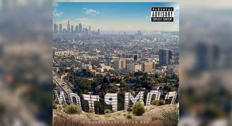 Compton: A Soundtrack by Dr. Dre album cover art