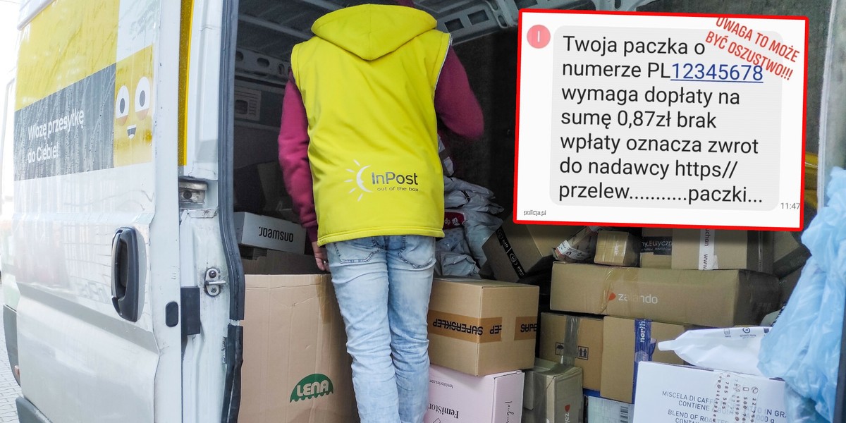 Oszuści próbują podszyć się m.in. pod InPost