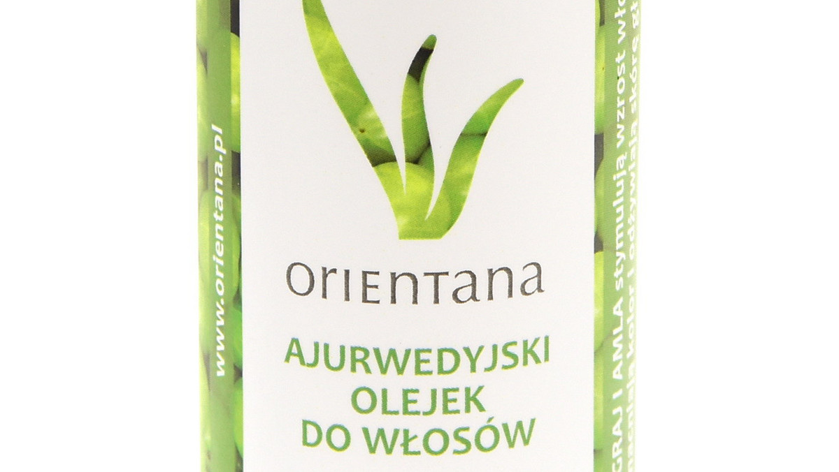 Orientana prezentuje Ajurwedyjski Olejek do Włosów. Jednym z najliczniej stosowanych przez Azjatki olejów jest Olej Amla. Polepsza on stan skóry i strukturę włosów, pobudzając je do wzrostu. Aplikowany jest również przy utracie włosów, ponieważ wykazuje intensywne działanie wzmacniające cebulki. Wpływa także pozytywnie na rozdwajające się końcówki. Posiada silny, egzotyczny zapach, który ma właściwości relaksacyjne, pomaga w odprężeniu i zasypianiu.