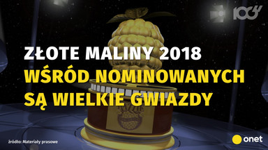 Nominacje do Złotych Malin 2018: oto najgorsze filmy roku