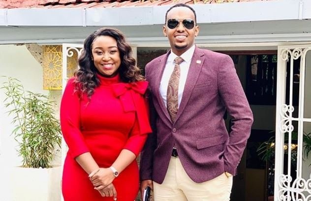 Politician Alinur Mohamed and Betty Kyallo
