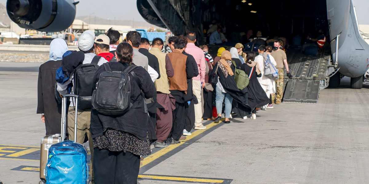 Część uchodźców została przetransportowana do Polski