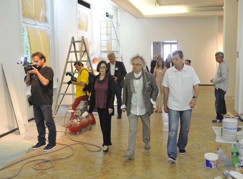 Ivan Tasovac i Bojana Borić Brešković u obilasku Narodnog muzeja