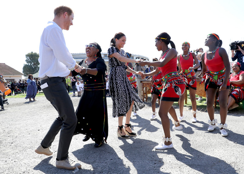 Meghan Markle i książę Harry w Kapsztadzie