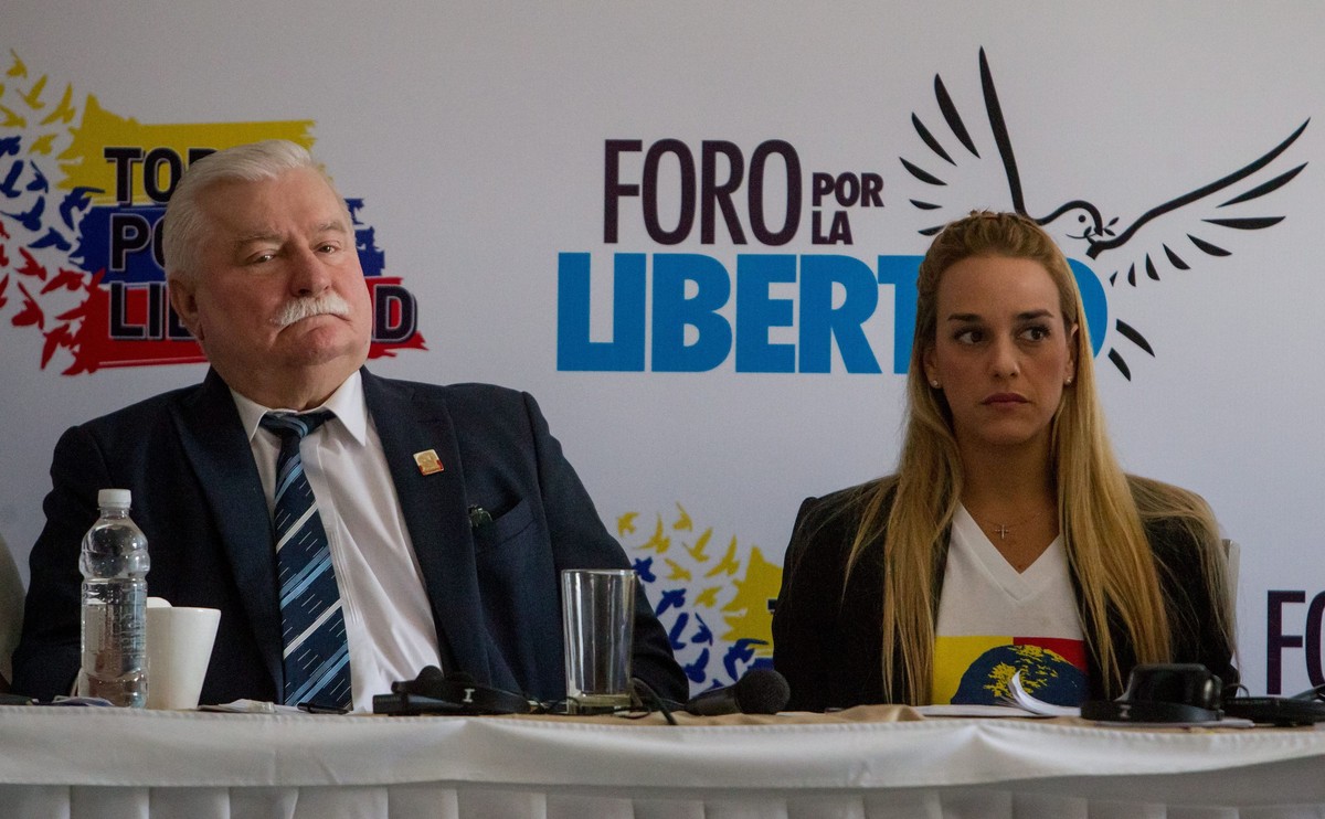 Lech Wałęsa w Wenezueli
