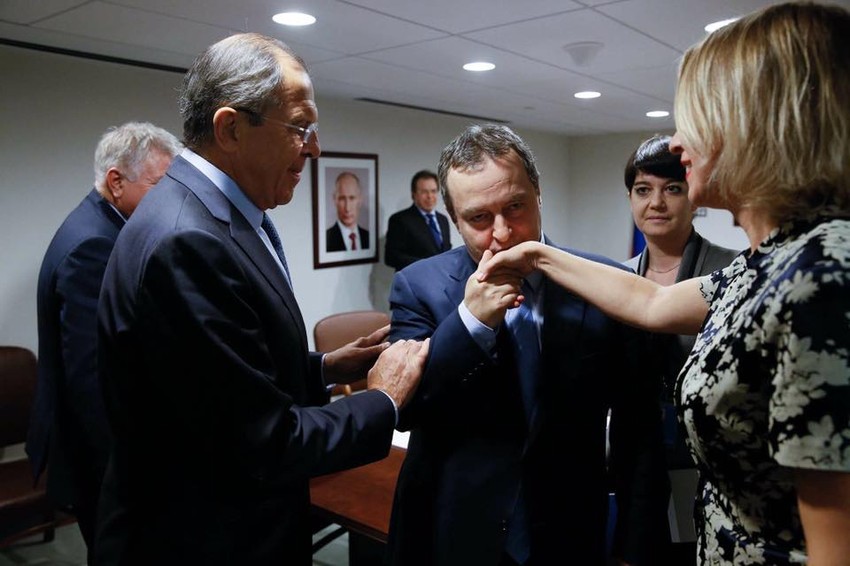Sergej Lavrov, Ivica Dačić i Marija Zaharova