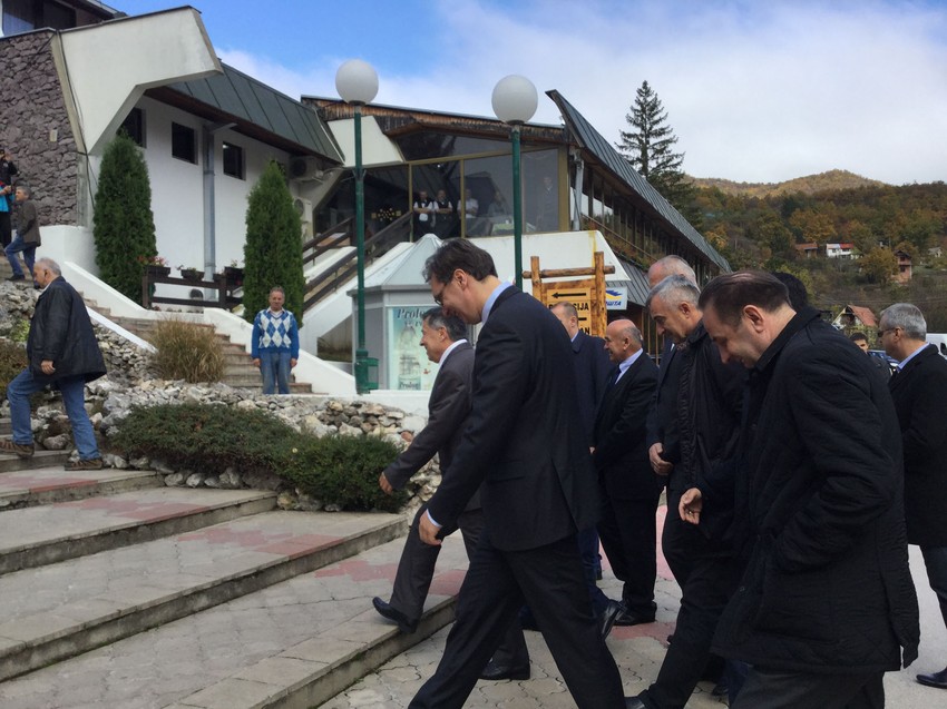 Aleksandar Vučić u Prolom banji