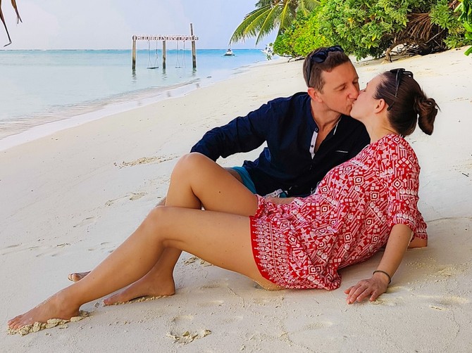 Ivana i Goran Babić na Maldivima