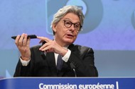 Europejski Komisarz ds. Rynku Wewnętrznego i Usług Thierry Breton 