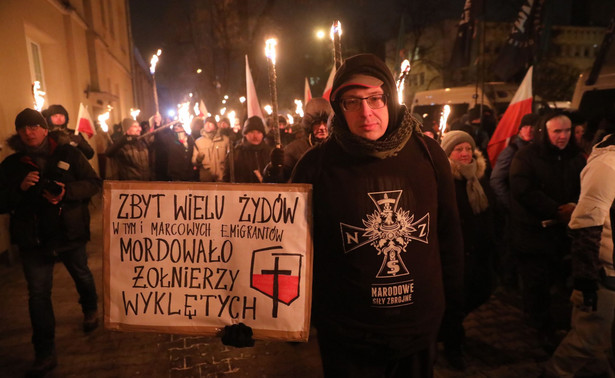 Protesty przeciw warszawskiemu marszowi ONR w dniu żołnierzy wyklętych. Policja wystawiła mandaty antyfaszystom