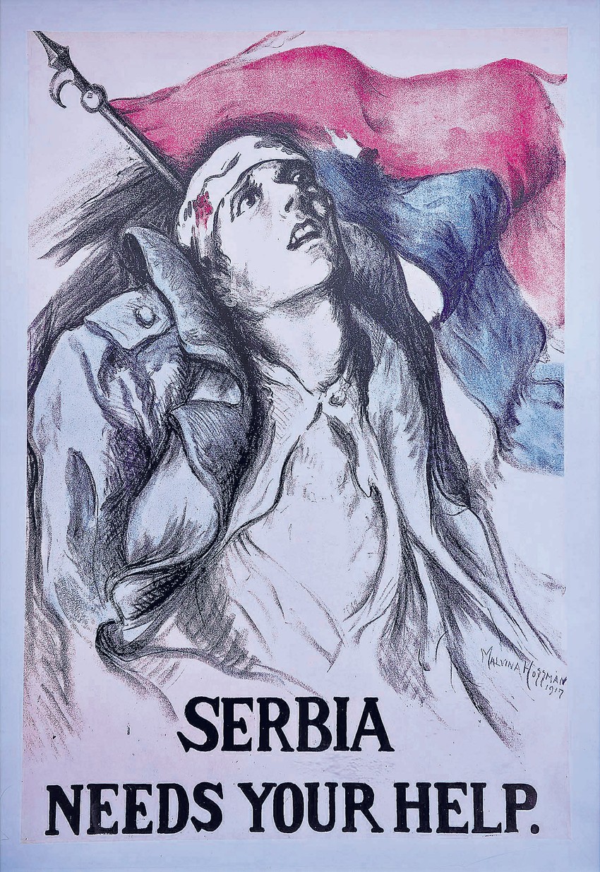 Postavka "Ko je Malvina Hofman?" je priča o legendarnom plakatu "Serbia Needs Your Help", a čija je autorka najpoznatija američka vajarka 20. veka