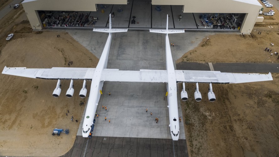 Prezentacja Stratolaunch na lotnisku Mojave Air and Space Port w Kalifornii w USA <br><br>fot. EPA/STRATOLAUNCH SYSTEMS CORP.