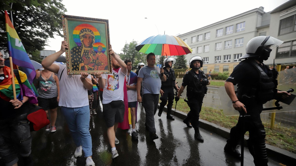 Częstochowa: Matka Boska w tęczowej aureoli. Decyzja prokuratury