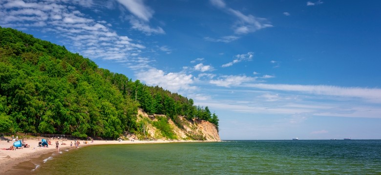 Mężczyzna spadł z klifu w Orłowie. Kiedy przyjechali ratownicy był już na plaży