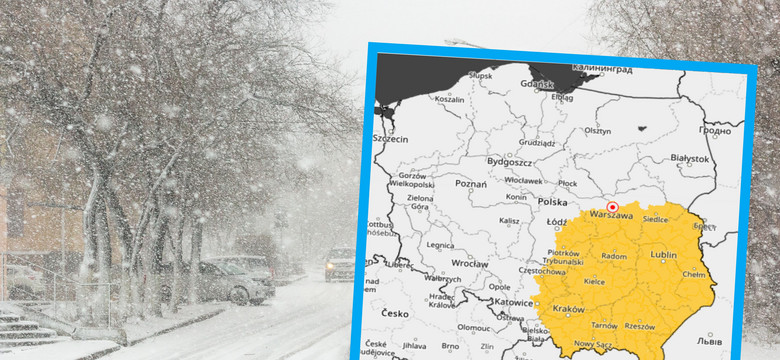 Nagłe załamanie pogody w Polsce. IMGW ostrzega przed śnieżycami w części kraju [MAPY]