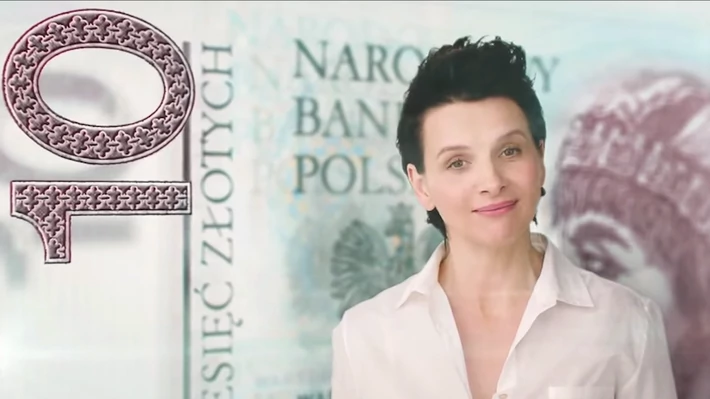 Juliette Binoche i Credit Agricole