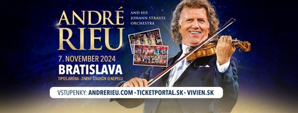 André Rieu a jeho orchester očaria Slovensko aj v roku 2024.