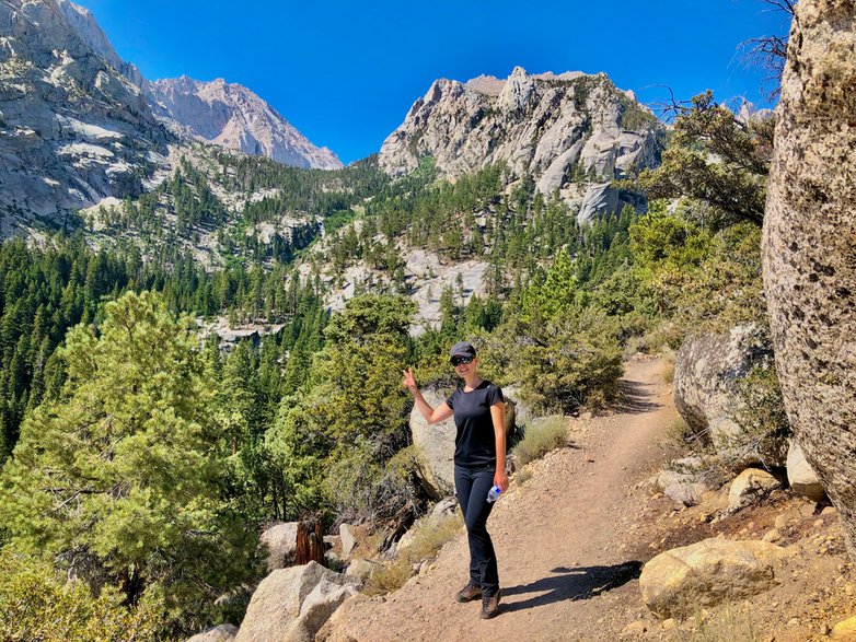 Na szlaku Mt. Whitney trail