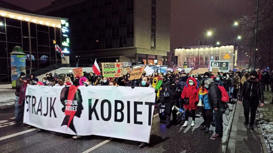 Kraków - Protest przeciwko decyzji TK 