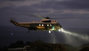 Helikopter sa Donaldom Trampom blizu golf kluba u Rančo Palo Verdesu 4. avgusta