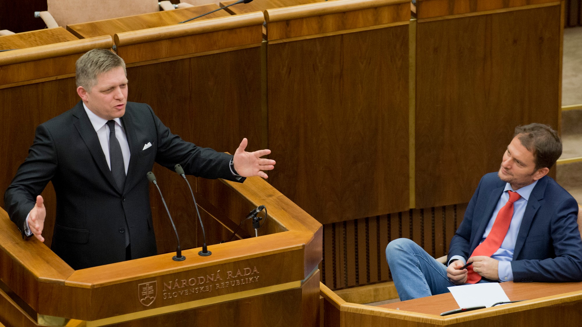 Robert Fico a Igor Matovič