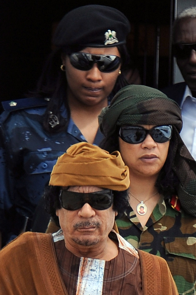 Muammar Kaddafi, fot. PAP/EPA