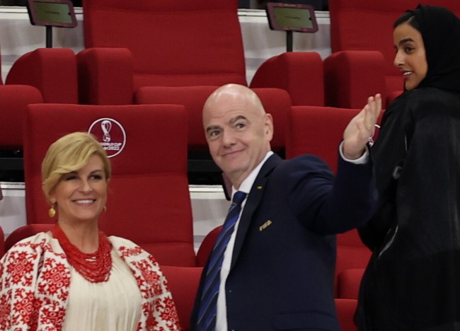 Kolinda Grabar-Kitarovic i Gianni Infantino