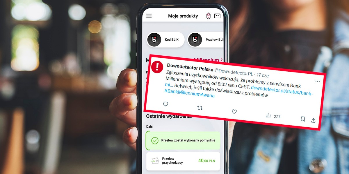 Klienci Banku Millennium zgłaszają problemy z aplikacją mobilną