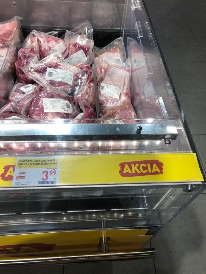 Mięso na Słowacji jest tańsze