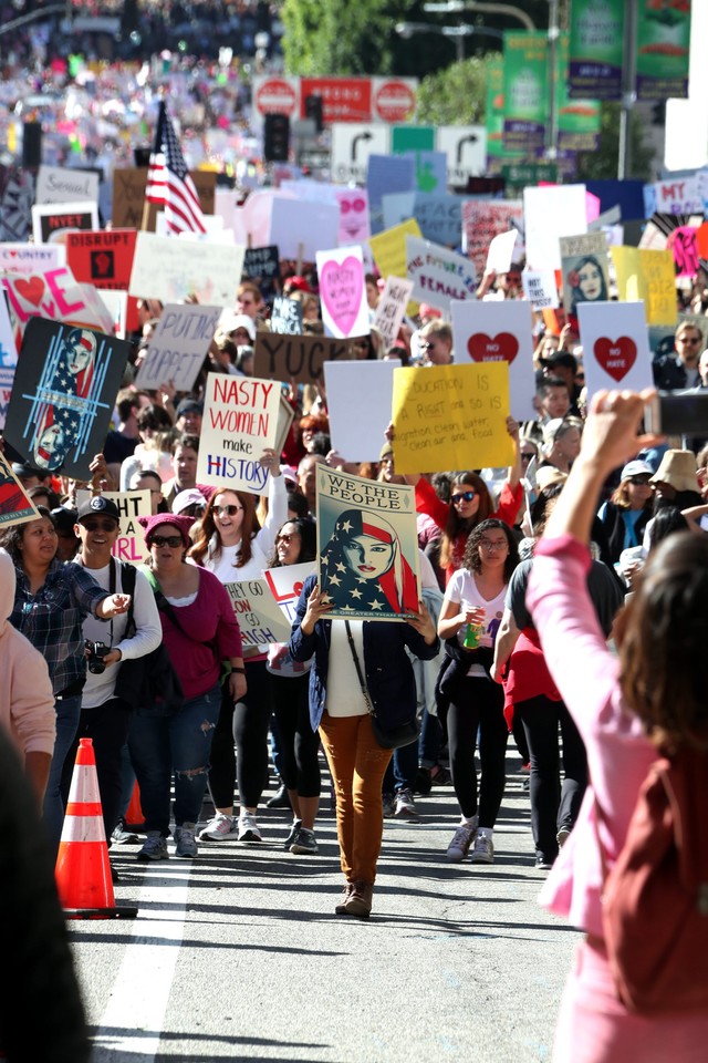 USA WOMAN'S MARCH (Woman's March protest against US President Donald Trump)