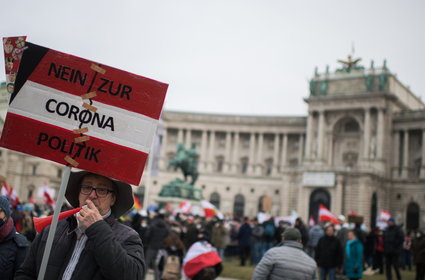 Austria znosi lockdown dla niezaszczepionych. Mimo rekordu zakażeń