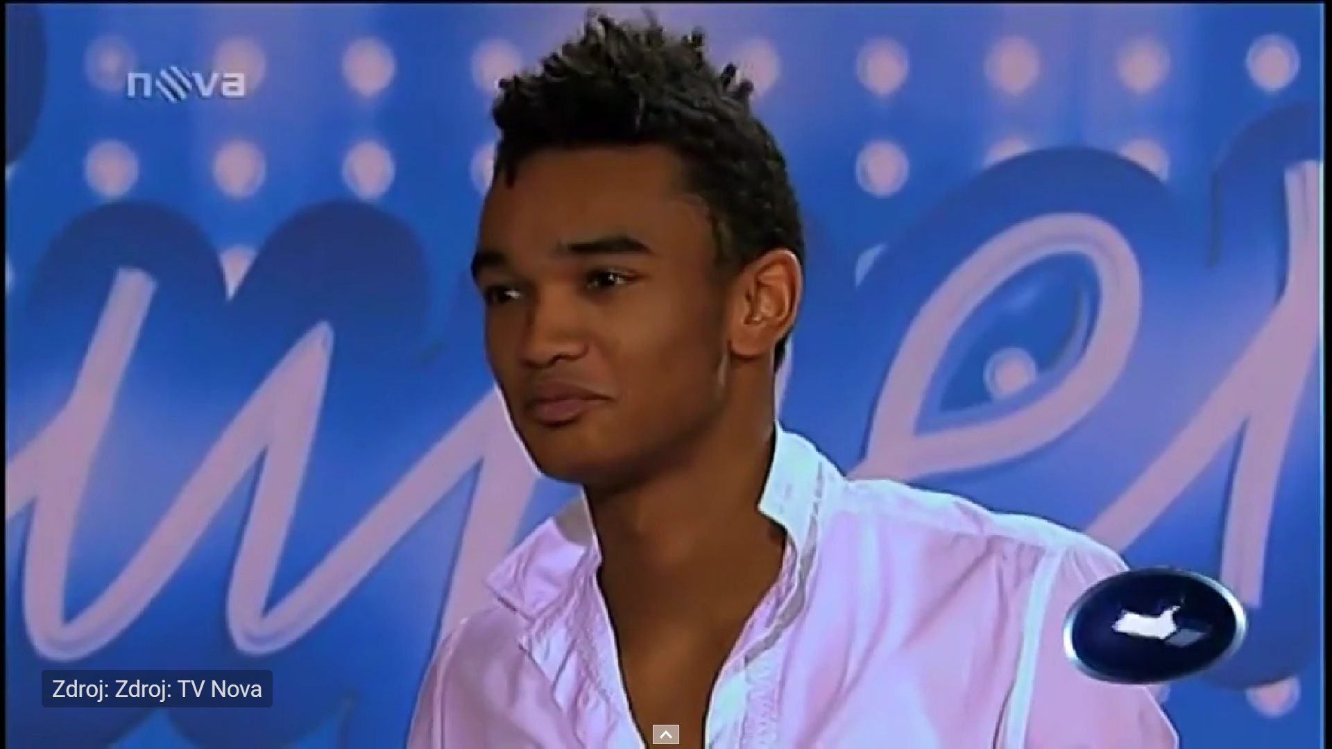 Mladý Nathan Dzaba v Superstar.
